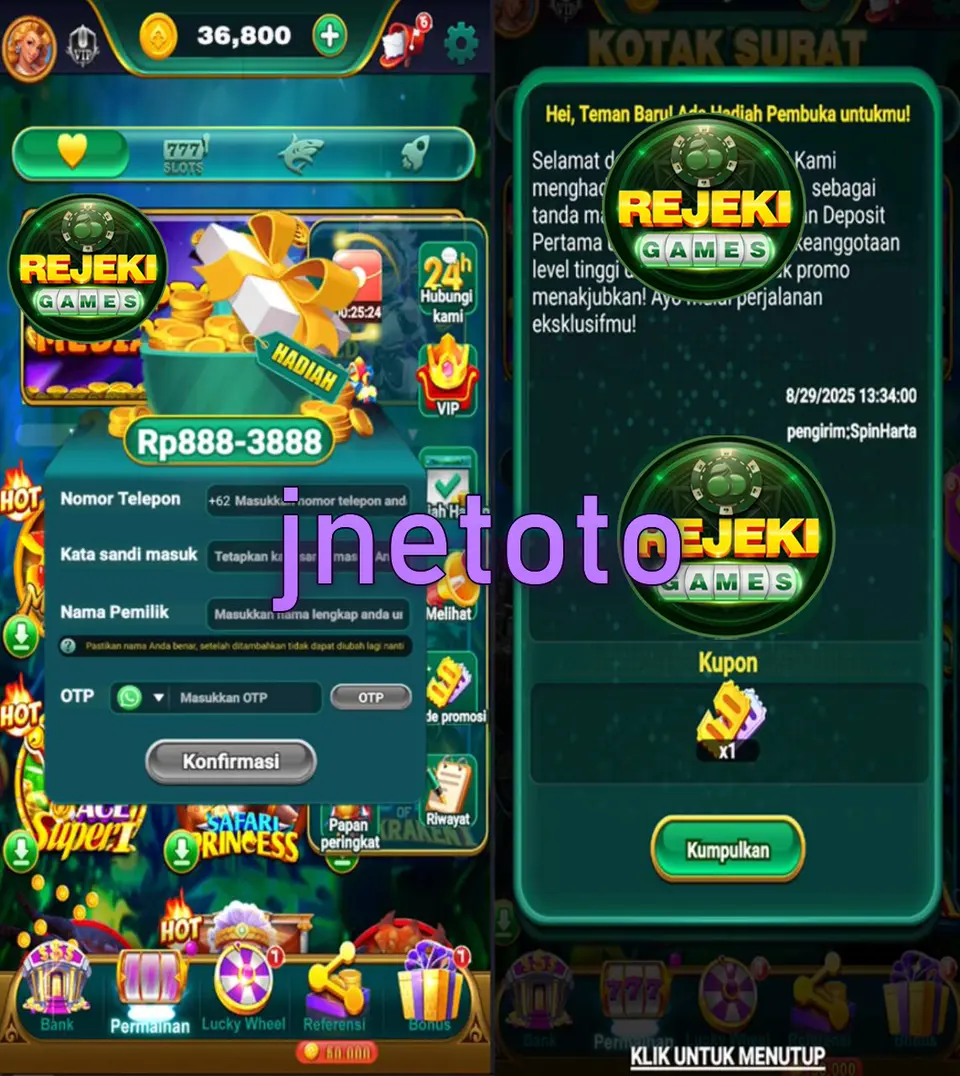 jnetoto Tangkapan Layar - APK Resmi